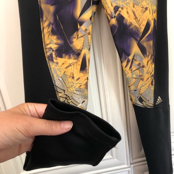 EUC Adidas Climalite techfit girls leggings - Picture 3 of 10